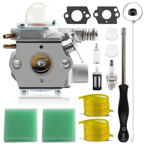 MOTOALL 530071635 Carburetor for Poulan TE400CXL TE450CXL TE500CXL XT250 XT600 XT400 XT300 PL25 PT17 PT3000 PP110 PP113 TE450 Trimmer for Walbro WT-631 WT-631-1 for Craftsman Weed Eater 530069990