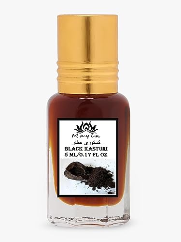 Mayin Perfume Kasturi Musk Fragrance Liquid Attar For Unisex, 5ml