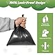 YSWOVUO 800 Stück Hundekotbeutel, 30x22cm Kotbeutel für Hunde, Auslaufsicher und Tragbar Hundetüten, Dog Poop Bags für Drinnen und Draußen, Kackbeutel für Hunde Katze, Schwarz Hunde Kotbeutel Rollen
