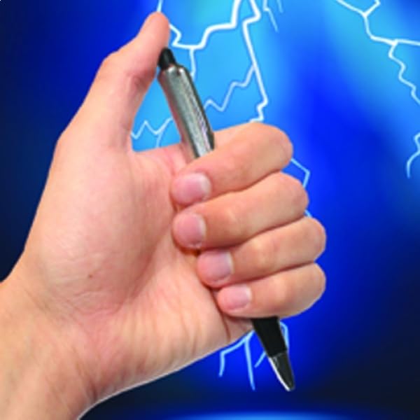 Bolígrafo De Descarga Eléctrica – Juguete De Broma Con Batería Incluida, Color Negro, Talla única