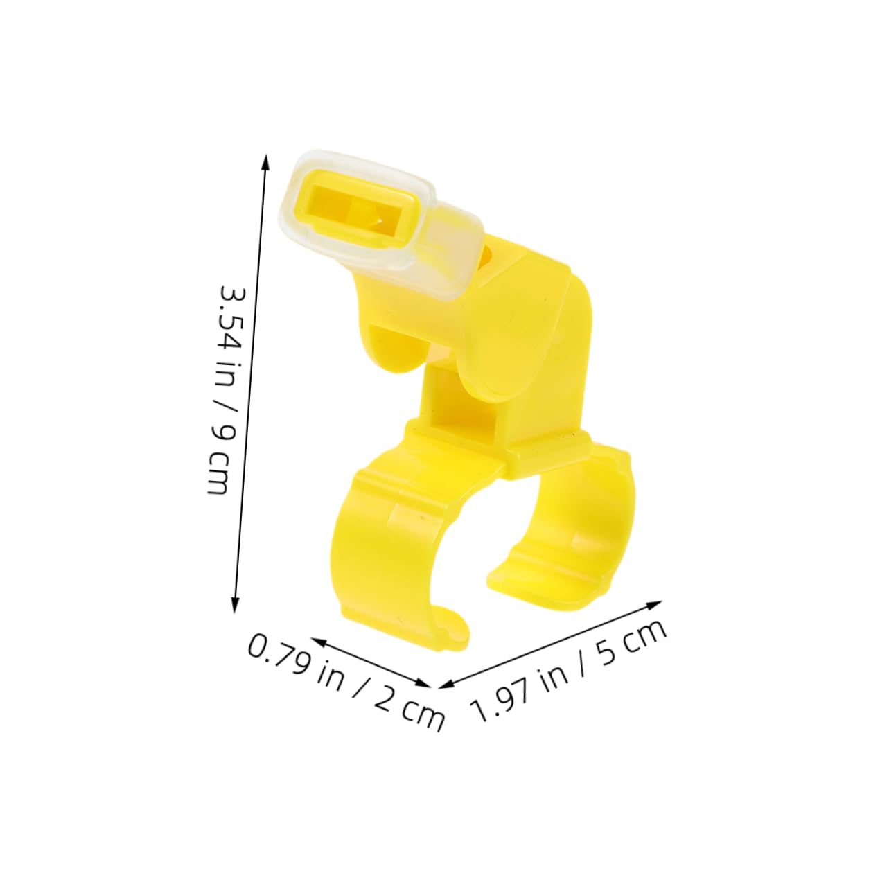 GALPADA Dual Tone Sports Whistle Ring Whistle Emergency Metal Finger Ring for Basketball Football Soccer