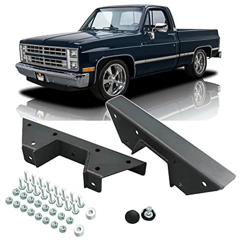 ELITEWILL Rear C-Notch Frame Kit Truck Square Body Repair Kit Fit for for 1973-1987 Chevrolet C10 C15 C1500 2WD, Fit for 1973-1987 GMC C10 C15 C1500 2WD Cover