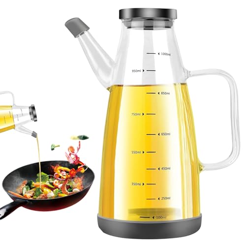 Botellas Cristal para Aceite de Oliva 1 Litro Marca WANDGU