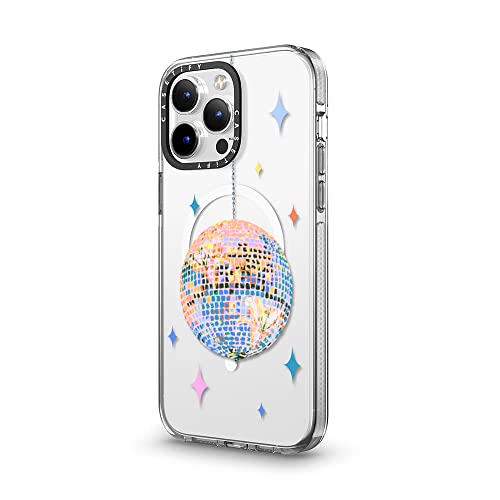 Coque transparente iPhone 14 Pro Max Casetify Disco Noir MagSafe