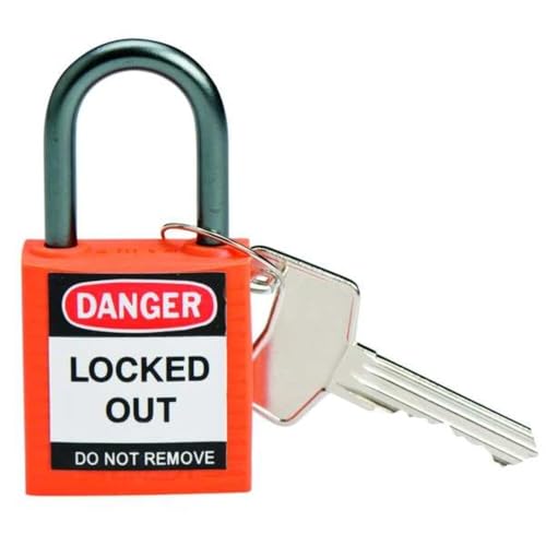 Brady compact verrouillage de sécurité orange lot de 6 verrous