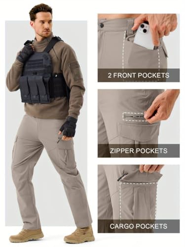 Image of TOPLOT Men's Cargo Pant | Straight Fit Design | Multiple Utility Pockets for Storage | Durable Construction with Comfortable Wear | Functional Everyday Style | Perfect for Casual & Outdoor (5216)