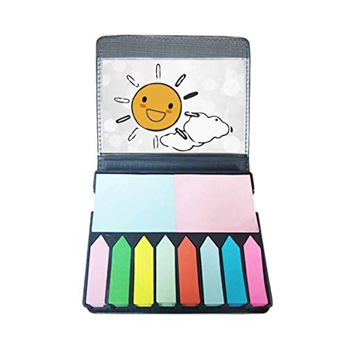 Autocollant météo au motif soleil nuage précis avec marqueur couleur inclus