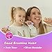 Papablic Toddler Sonic Electric Toothbrush Kids for Ages 1-3 Years, Baby Electric Toothbrush with Cute Unicorn Cover and Smart LED Timer, 4 Brush Heads (Arya)