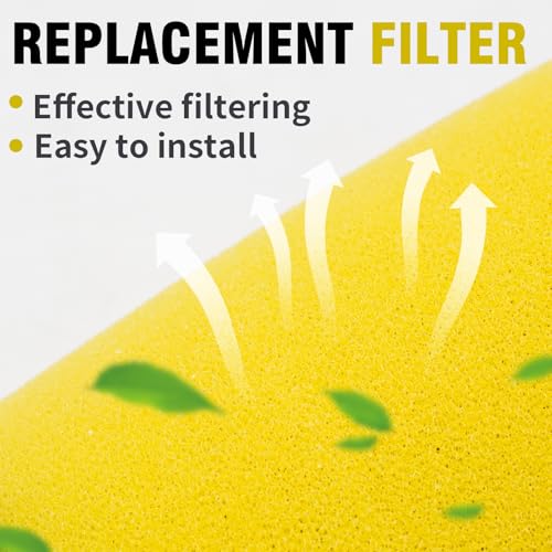 Image of 17254-HM8-000 Air Filter, Replacement for Honda ATV ES 2X4 TRX250 TRX250TE TRX250TM Recon 250 Sportrax TRX250EX TRX250X 1997-2017
