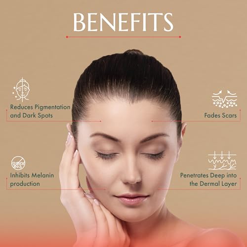 Image of Dark Spot Corrector Serum for Pigmentation & Dark Spots | Oxyresveratrol + Mushroom Actives | Brightening & Even Skin Tone Serum for Face, Non-Irritating Formula, 30ml
