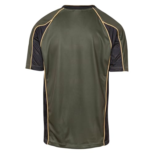 Umbro Men's Panelled Raglan V-Neck Short Sleeve Shirt2