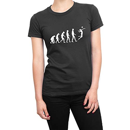 T-shirt Volleyballer Evolution en coton pour passionnés de volley-ball