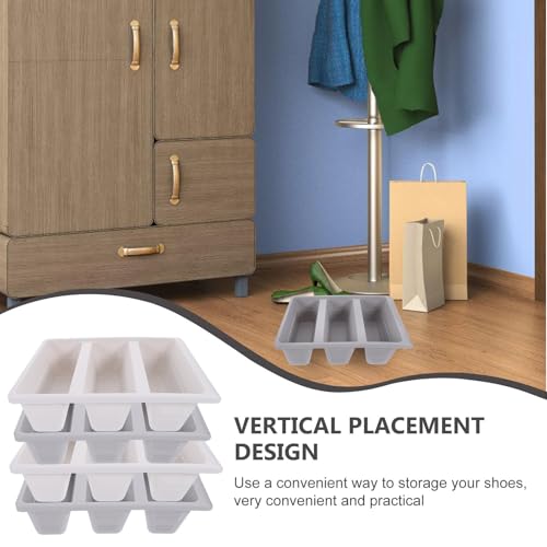 Boîtes de rangement à chaussures empilables et compactes en PP