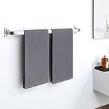 Photo Gallery mooche portasciugamani spazzolato da parete, 55 cm, in acciaio inox sus305, barra singola per asciugamani per bagno, cucina, casa Photo Gallery mooche portasciugamani spazzolato da parete, 55 cm, in acciaio inox sus305, barra singola per asciugamani per bagno, cucina, casa