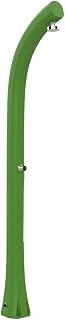 Arkema Design Ducha solar en resina diseño curvo Jolly Plus verde claro B500/6018