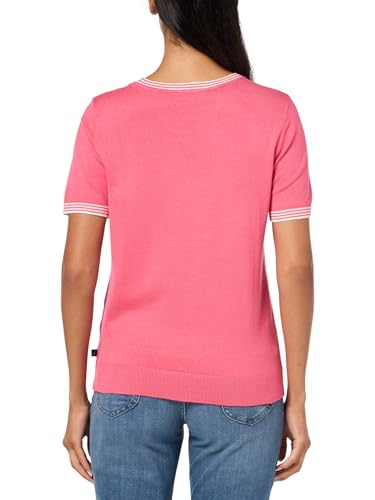 Image of Nautica Women's Crew Neck Solid Short Sleeve Sweater