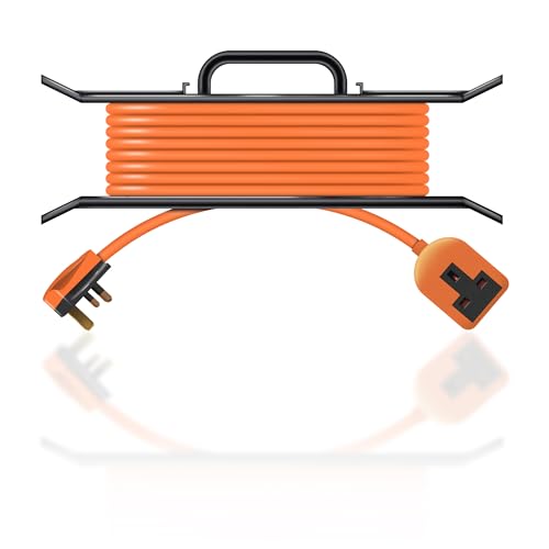 Cable de extensión de enchufe a enchufe de 15 metros con carrete H y asa 13A