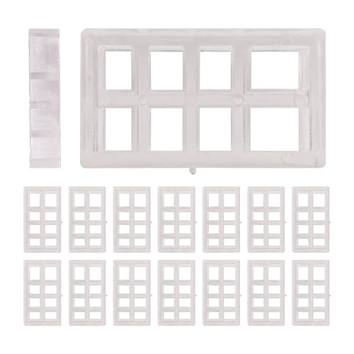 Amazing Drapery Hardware Bracket Spacer Blocks 15ct – Durable Extension Clear Plastic Brackets for Blinds and Shades, Ideal for Home and Office Window Treatments