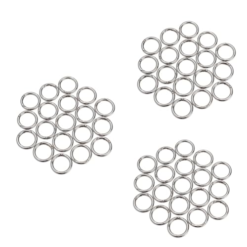 Anneaux brisés en alliage de zinc pour création de bijoux et projets créatifs DIY - 2