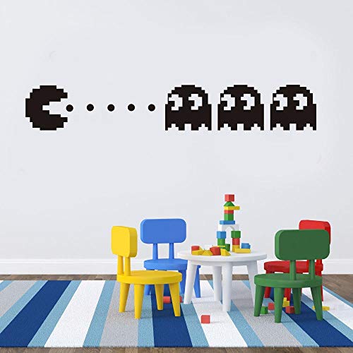 Calcomanía de pared de vinilo pacman decoración...