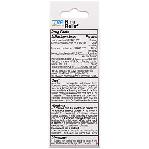 The Relief Products Ring Relief Fast Dissolving Tablets, 70 Count #TOP1