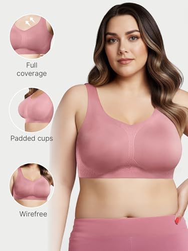 Image of Enamor Innovations Invisi Minimizer, Ultra Smooth, Bonded, M-Frame, Women's T-Shirt Bra - Seamless, No-Pinch, No-Dig, Padded, Wirefree, Full Coverage - IO03 (Available in Plus Sizes)