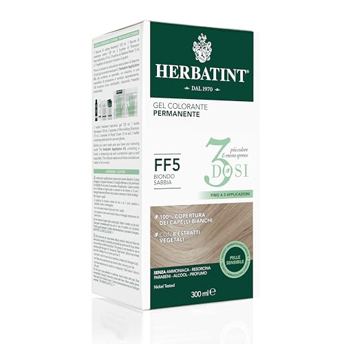 Gel Colorante Permanente FF5 3 Dosi Herbatint 300ml Gel Colorante Permanente FF5 3 Dosi Herbatint 300ml