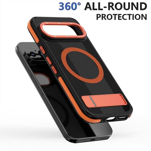 Coque Pixel 9 Pro XL 5G robuste bleue avec support magnétique - 7