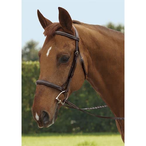 TRU-Fit Build-A-Bridle Crownpiece, Color: Chocolate, Size: Oversize-O/S