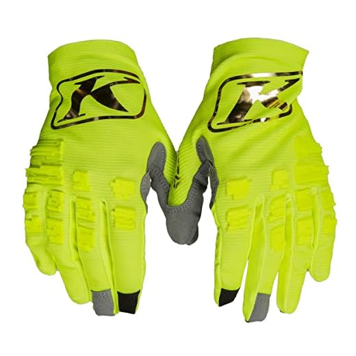 KLIM XC Lite Motorcycle Gloves (Yellow - Gold, XL)