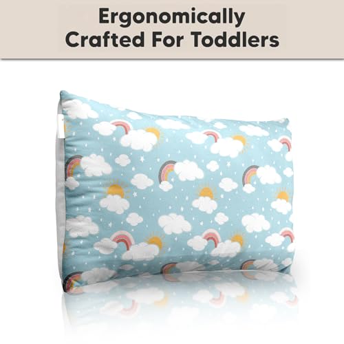 Image of Personalized Pillow for Kids - Custom Name, Super Soft Cotton Kids Cushion for Infants & Toddlers, 1 Month to 5 Year Olds, Keeps Head & Neck Comfortable, Adorable Prints