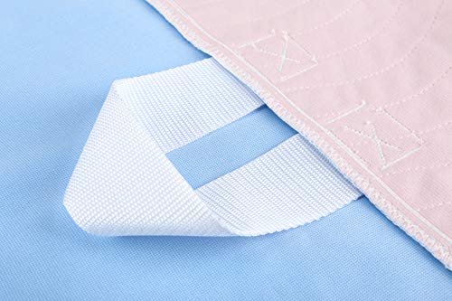 2 Pack Waterproof Bed Pad With Handle Easy Transfers Underpad Reusable And Washable Up To 250 Washes, 52” X 34" #TOP3