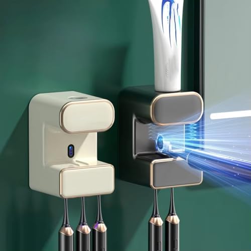 Support brosse à dents désinfectant pour éliminer les bactéries sans percer le mur - 8