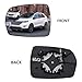 LOIYLLEN Driver Side Mirror Replacement for Ford Edge 2015 2016 2017 2018 Mirrors Glass - Convex Mirror Glass, Left Side Rear View Mirrors with Power Heated