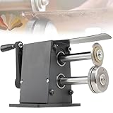 Manuelle Schuhsohlenschneidemaschine, Leder- und Gummischneider mit abnehmbarem Griff, maximale Schnittstärke 8 mm, für handgefertigte Schuhe und DIY-Lederhandwerk, Präzisions-Trimmwerkzeug