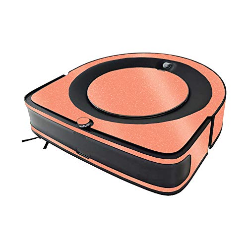 Image of MightySkins Glossy Glitter Skin Compatible with iRobot Roomba s9 Vacuum - Solid Salmon | High-Gloss Glitter Finish | Easy to Apply and Change Styles | Made in The USA