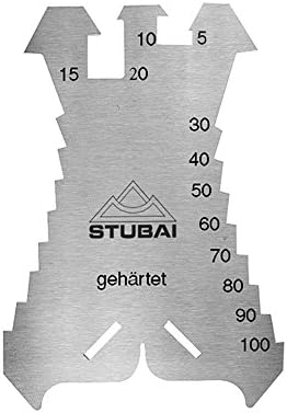 Stubai 278601 Marking Template, Silver, 140 x 100 mm