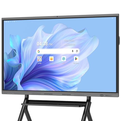 Image of 86 inch Smart Board, 4K Digital Whiteboard for Office, Hybrid Work & Classrooms, Google EDLA-Certified Interactive Whiteboard with Android 14, OTA Updates & Open Apps Ecosystem, 8+128GB Storage