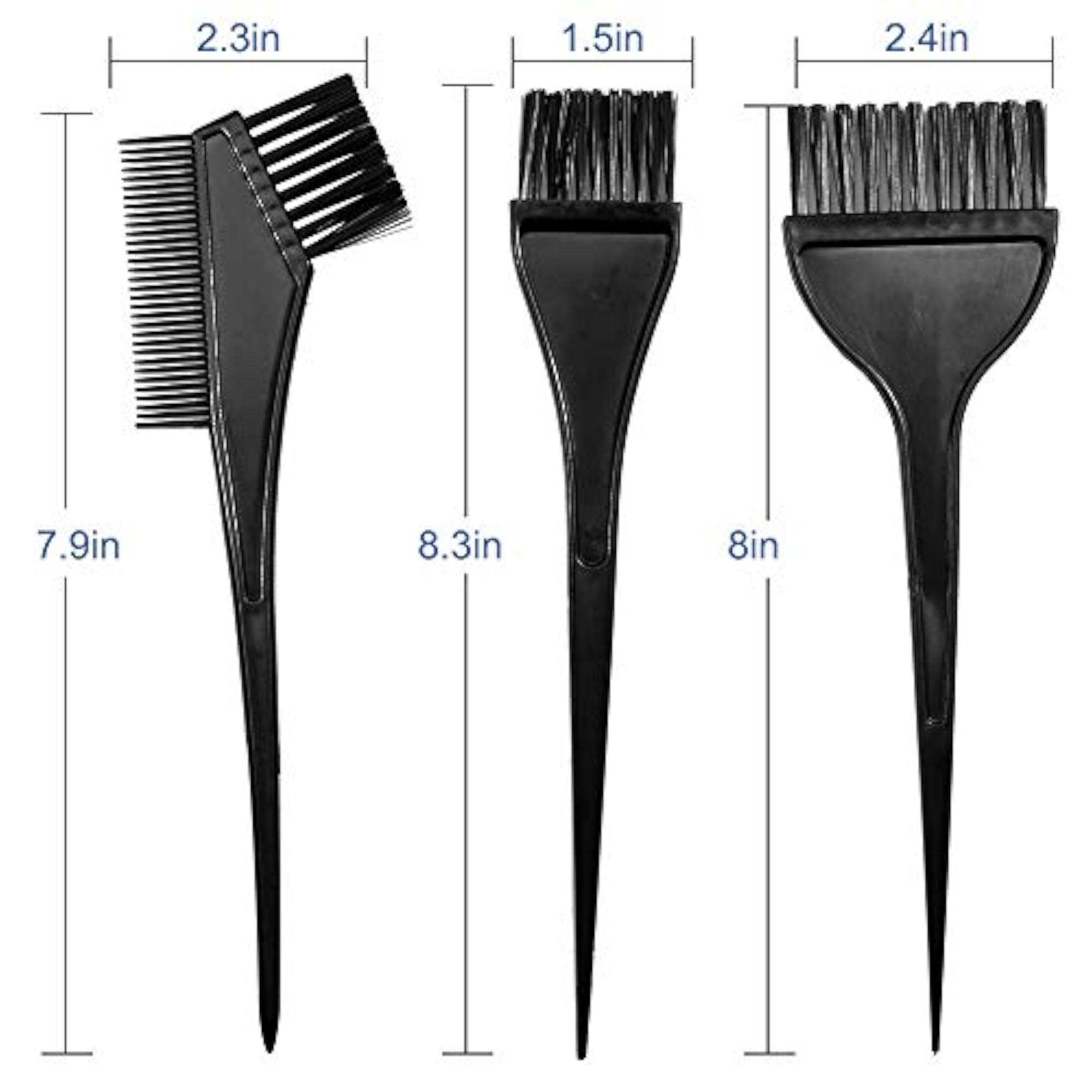 Hair Dye Color Brush and Bowl Set, 4Pcs Mixing Kit
