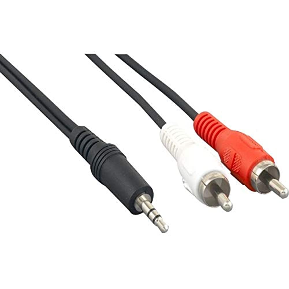 Axiom Cavo a Y da stereo da 3,5 mm a 2 RCA stereo maschio, 1,8 m