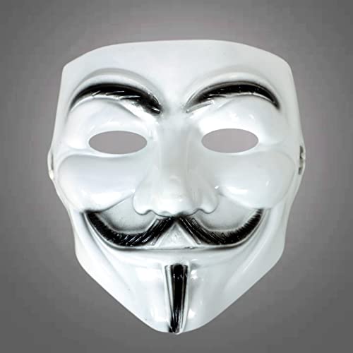 Buy Vendetta Comic Plastic Face Mask White Online at Low Prices in