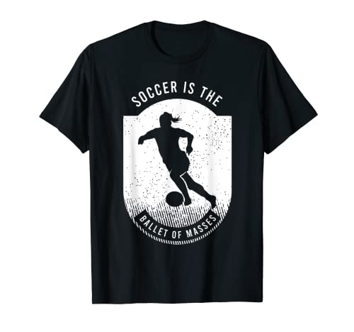 Divertido traje de fútbol para un jugador de fútbol fresco Camiseta