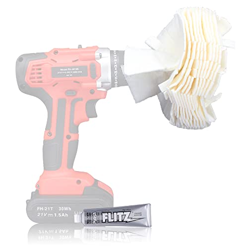 Flitz Buff Ball Car Buffer Drill Attachment with SelfCooling Design