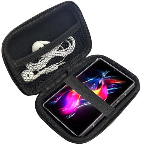 Compatible with HiFi Walker G7 PRO MP3 Player Case, Lamshaw Durable EVA Carrying Case, Shockproof & Lightweight Protective Cover Compatible for HiFi Walker G7 PRO 5.2" MP3 Player (Black) image 5