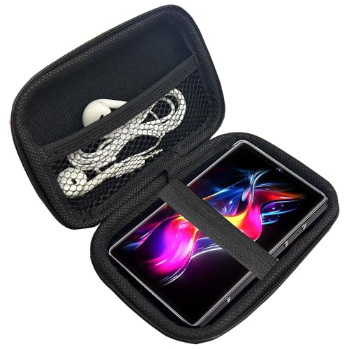 Compatible with HiFi Walker G7 PRO MP3 Player Case, Lamshaw Durable EVA Carrying Case, Shockproof & Lightweight Protective Cover Compatible for HiFi Walker G7 PRO 5.2" MP3 Player (Black)