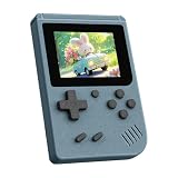 Retro Game Console, Built-in 400 Classic Retro Gaming Console, 1020mAh Rechargeable Battery, 3.0 Inch IPS Screen Retro Handheld Game Console, Portable Arcade Video Gaming Console (Gray)
