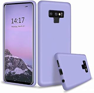 NiaCoCo Compatible with Samsung Galaxy Note 9 Case Ultra Thin Anti Shockproof Cover PC Silicone Scratch Protective Phone Case for Samsung Galaxy Note 9 Phone Shell-Blue Purple
