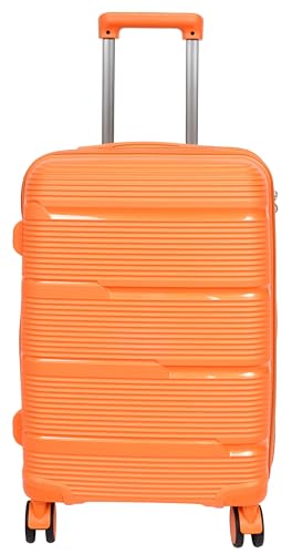 Bagage rigide extensible avec roulettes pivotantes et serrure TSA intégrée