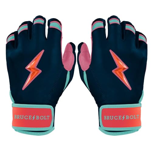 BRUCE BOLT Bear Series Short Cuff Batting Gloves - Bear Mayer Collection - Sunset - Medium
