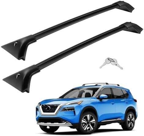 Titopena Roof Rack Cross Bars For Nissan Pathfinder 2022-2024 (with Factory Side Rails) - 220 Lb Capacity, Aluminum, Bolt-On